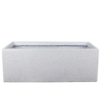 ΖΑΡΝΤΙΝΙΕΡΑ FIBERCLAY 2XLARGE ΛΕΥΚΟ ΓΡΑΝΙΤΗ ΟΡΘΟΓΩΝΙΟ - 100x42x40cm