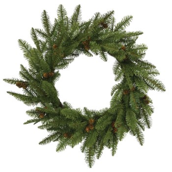 ΧΡΙΣΤΟΥΓΕΝΝΙΑΤΙΚΟ ΣΤΕΦΑΝΙ ΕΛΑΤΟ ΜΕ ΚΟΥΚΟΥΝΑΡΙΑ - 61x18x61cm 8/ΚΙΒ