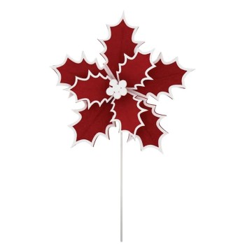 ΧΡΙΣΤΟΥΓΕNΝΙΑΤΙΚΟ ΠΙΚ ΓΚΙ ΚΟΚΚΙΝΟ/ΛΕΥΚΟ - Φ27cm Υ30cm 360/ΚΙΒ