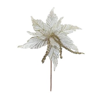 ΧΡΙΣΤΟΥΓΕΝNΙΑΤΙΚΟ ΚΛΑΔΙ ΑΛΕΞΑΝΔΡΙΝΟ ΣΑΜΠΑΝΙ/ΧΡΥΣΟ ME ΓΚΛΙΤΕΡ - Φ35cm Υ30cm 360/ΚΙΒ