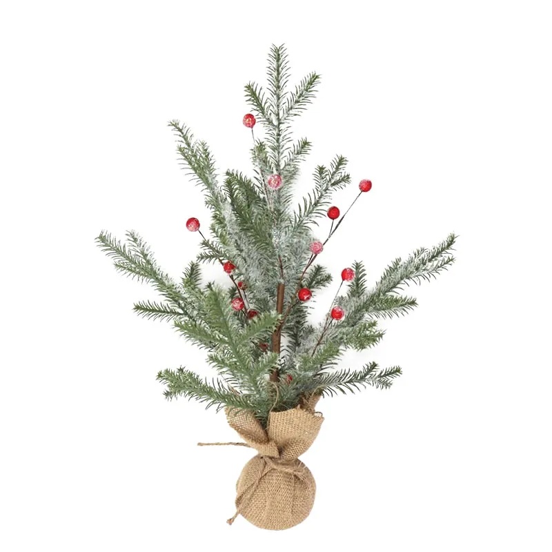 ΧΡΙΣΤΟΥΓΓΕΝΙΑΤΙΚΟ ΔΕΝΤΡΑΚΙ ΣΕ ΠΟΥΓΚΙ ΕΛΑΤΟ ΜΕ ΚΑΡΠΟΥΣ ΓΚΙ - Υ47cm 360/ΚΙΒ