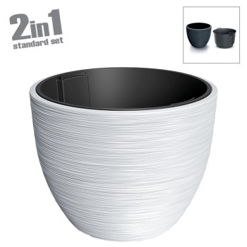 ΚΑΣΠΩ (2 ΣΕ 1) ΠΛΑΣΤΙΚΟ ΛΕΥΚΟ FURU - Φ56.9x44.5cm