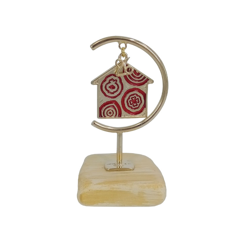 ΓΟΥΡΙ ΕΠΙΤΡΑΠΕΖΙΟ ΧΡΥΣΟ ΣΕ ΠΕΤΡΑ ΤΥΧΕΡΟ ΣΠΙΤΙ ΧΡΥΣΟ-ΚΟΚΚΙΝΟ - Y11cm