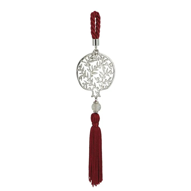 ΓΟΥΡΙ ΚΡΕΜΑΣΤΟ ΚΟΡΔΟΝΙ ΚΟΚΚΙΝΟ - ΡΟΔΙ/ΔΕΝΤΡΟ ΝΕΟ ΑΣΗΜΙ - Y24cm