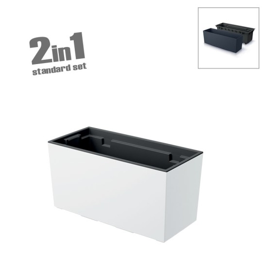 ΖΑΡΝΤΙΝΙΕΡΑ (2 ΣΕ 1) ΛΕΥΚΟ URBI CASE - 39.5x18.5x19.5cm 5/15ΚΙΒ ΖΑΡΝΤΙΝΙΕΡΑ (2 ΣΕ 1) ΛΕΥΚΟ URBI CASE - 39.5x18.5x19.5cm 5/15ΚΙΒ