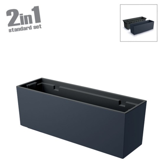 ΖΑΡΝΤΙΝΙΕΡΑ (2 ΣΕ 1) ΑΝΘΡΑΚΙ URBI CASE 58x18x19.5cm 5/10ΚΙΒ ΖΑΡΝΤΙΝΙΕΡΑ (2 ΣΕ 1) ΑΝΘΡΑΚΙ URBI CASE 58x18x19.5cm 5/10ΚΙΒ