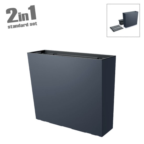 ΖΑΡΝΤΙΝΙΕΡΑ (2 σε 1) ΑΝΘΡΑΚΙ URBI CASE 58x18x49.8cm 1/3ΚΙΒ ΖΑΡΝΤΙΝΙΕΡΑ (2 σε 1) ΑΝΘΡΑΚΙ URBI CASE 58x18x49.8cm 1/3ΚΙΒ