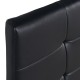 Κρεβάτι Sissy Megapap από τεχνόδερμα χρώμα μαύρο 160x200εκ. Κρεβάτι Sissy Megapap από τεχνόδερμα χρώμα μαύρο 160x200εκ.