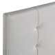 Κρεβάτι Sissy Megapap από τεχνόδερμα χρώμα λευκό 160x200εκ. Κρεβάτι Sissy Megapap από τεχνόδερμα χρώμα λευκό 160x200εκ.