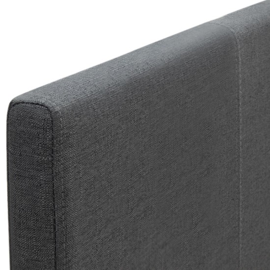 Κρεβάτι Flat Megapap υφασμάτινο χρώμα ανθρακί 150x200εκ. Κρεβάτι Flat Megapap υφασμάτινο χρώμα ανθρακί 150x200εκ.