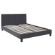 Κρεβάτι Flat Megapap από τεχνόδερμα χρώμα μαύρο ματ 150x200εκ. Κρεβάτι Flat Megapap από τεχνόδερμα χρώμα μαύρο ματ 150x200εκ.