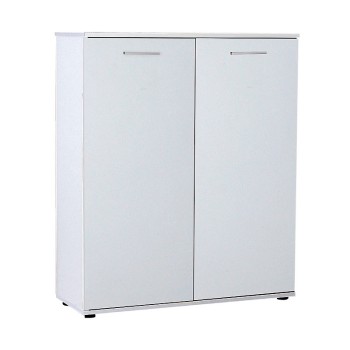 Ντουλάπι - παπουτσοθήκη 24 ζευγών Ultra Megapap δίφυλλο χρώμα λευκό 91x35x108εκ.