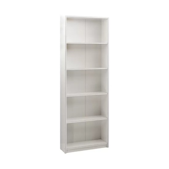 Βιβλιοθήκη μελαμίνης Max Megapap σε χρώμα λευκό 58x23x170εκ. Βιβλιοθήκη μελαμίνης Max Megapap σε χρώμα λευκό 58x23x170εκ.