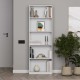 Βιβλιοθήκη μελαμίνης Max Megapap σε χρώμα λευκό 58x23x170εκ. Βιβλιοθήκη μελαμίνης Max Megapap σε χρώμα λευκό 58x23x170εκ.