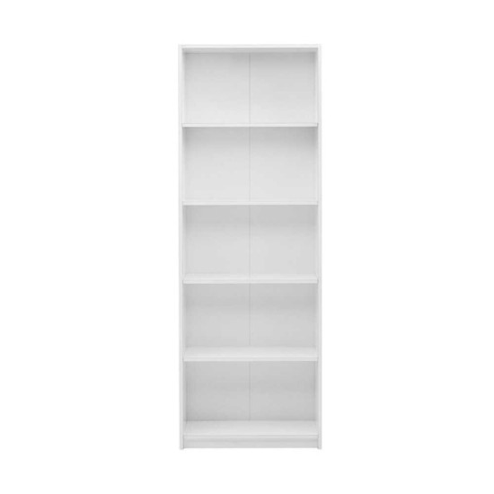 Βιβλιοθήκη μελαμίνης Max Megapap σε χρώμα λευκό 58x23x170εκ. Βιβλιοθήκη μελαμίνης Max Megapap σε χρώμα λευκό 58x23x170εκ.