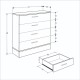 Συρταριέρα μελαμίνης Base Megapap χρώμα oak - λευκό 72x40x88εκ. Συρταριέρα μελαμίνης Base Megapap χρώμα oak - λευκό 72x40x88εκ.