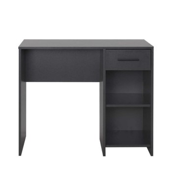 Γραφείο εργασίας Concept Megapap χρώμα ανθρακί 90x52x75εκ.