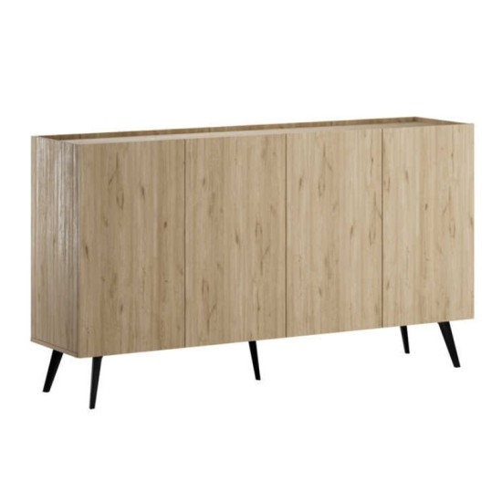 Μπουφές Luna Megapap χρώμα florida oak 180x43x100εκ. Μπουφές Luna Megapap χρώμα oak 180x43x100εκ.