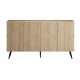 Μπουφές Luna Megapap χρώμα florida oak 180x43x100εκ. Μπουφές Luna Megapap χρώμα oak 180x43x100εκ.