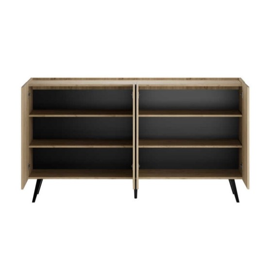 Μπουφές Luna Megapap χρώμα florida oak 180x43x100εκ. Μπουφές Luna Megapap χρώμα oak 180x43x100εκ.