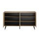 Μπουφές Luna Megapap χρώμα florida oak 180x43x100εκ. Μπουφές Luna Megapap χρώμα oak 180x43x100εκ.