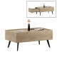 Τραπεζάκι σαλονιού Luna Megapap χρώμα florida oak 102x61x44εκ. Τραπεζάκι σαλονιού Luna Megapap χρώμα oak 102x61x44εκ.