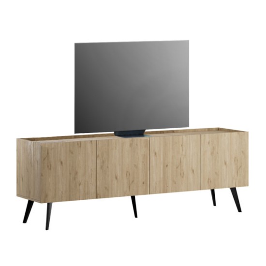 Έπιπλο τηλεόρασης Luna Megapap χρώμα florida oak 180x41x62εκ. Έπιπλο τηλεόρασης Luna Megapap χρώμα florida oak 180x41x62εκ.
