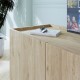 Έπιπλο τηλεόρασης Luna Megapap χρώμα florida oak 180x41x62εκ. Έπιπλο τηλεόρασης Luna Megapap χρώμα florida oak 180x41x62εκ.