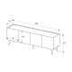 Έπιπλο τηλεόρασης Luna Megapap χρώμα florida oak 180x41x62εκ. Έπιπλο τηλεόρασης Luna Megapap χρώμα florida oak 180x41x62εκ.