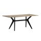 Τραπέζι Luna Megapap χρώμα florida oak 181x90x75εκ. Τραπέζι Luna Megapap χρώμα florida oak 181x90x75εκ.