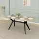Τραπέζι Luna Megapap χρώμα florida oak 181x90x75εκ. Τραπέζι Luna Megapap χρώμα florida oak 181x90x75εκ.
