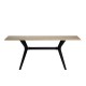 Τραπέζι Luna Megapap χρώμα florida oak 181x90x75εκ. Τραπέζι Luna Megapap χρώμα florida oak 181x90x75εκ.