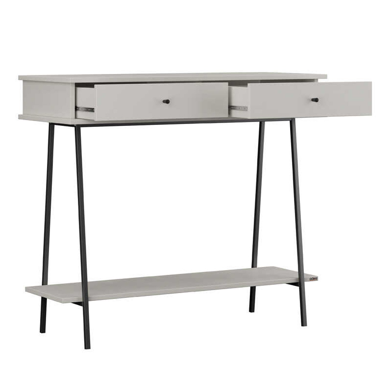 Κονσόλα Elite Megapap χρώμα λευκό του πάγου 100x40x88εκ.