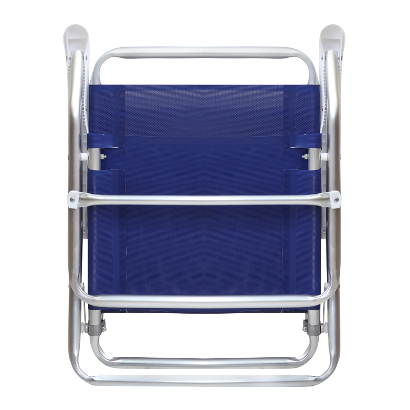 Καρεκλάκι παραλίας Alu Megapap αλουμινίου χρώμα μπλε 54x52x80εκ.