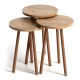 Βοηθητικά τραπεζάκια Roma Megapap από μελαμίνη χρώμα pine oak Βοηθητικά τραπεζάκια Roma Megapap από μελαμίνη χρώμα pine oak