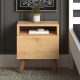 Κομοδίνο Luce Megapap από μελαμίνη χρώμα oak 40x30x47,6εκ. Κομοδίνο Luce Megapap από μελαμίνη χρώμα oak 40x30x47,6εκ.