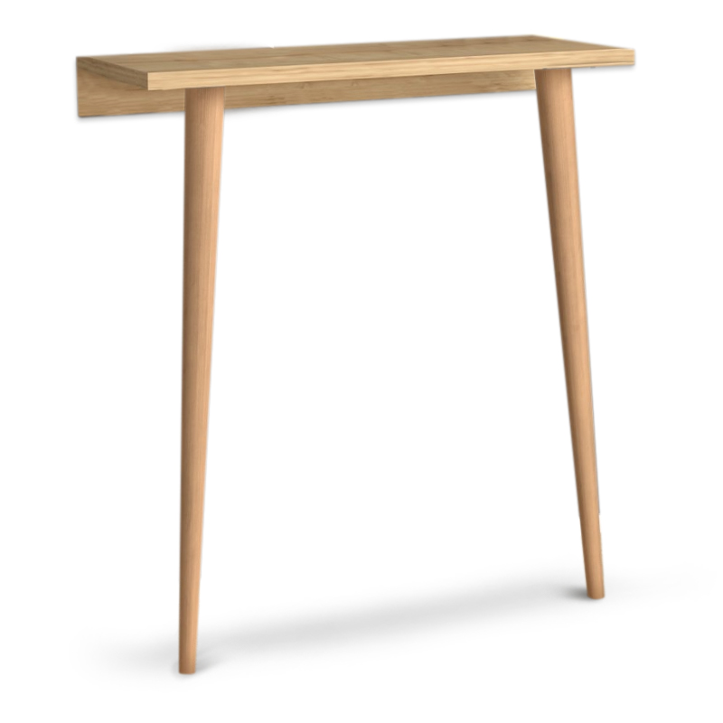 Κονσόλα επιτοίχια Fiona Megapap χρώμα oak 60x22x73εκ.