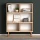Βιβλιοθήκη μελαμίνης Cube Megapap χρώμα oak 80x24x100εκ. Βιβλιοθήκη μελαμίνης Cube Megapap χρώμα oak 80x24x100εκ.
