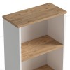 Βιβλιοθήκη Flora Megapap χρώμα white - oak 52x25x80εκ.