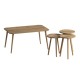 Τραπεζάκι σαλονιού σετ 4 τμχ Soul Megapap χρώμα oak 90x55x43εκ. Τραπεζάκι σαλονιού σετ 4 τμχ Soul Megapap χρώμα oak 90x55x43εκ.