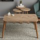 Τραπεζάκι σαλονιού σετ 4 τμχ Soul Megapap χρώμα oak 90x55x43εκ. Τραπεζάκι σαλονιού σετ 4 τμχ Soul Megapap χρώμα oak 90x55x43εκ.
