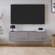 Έπιπλο τηλεόρασης επιτοίχιο Palm Megapap χρώμα γκρι ρετρό 120x32x30εκ. Έπιπλο τηλεόρασης επιτοίχιο Palm Megapap χρώμα γκρι ρετρό 120x32x30εκ.