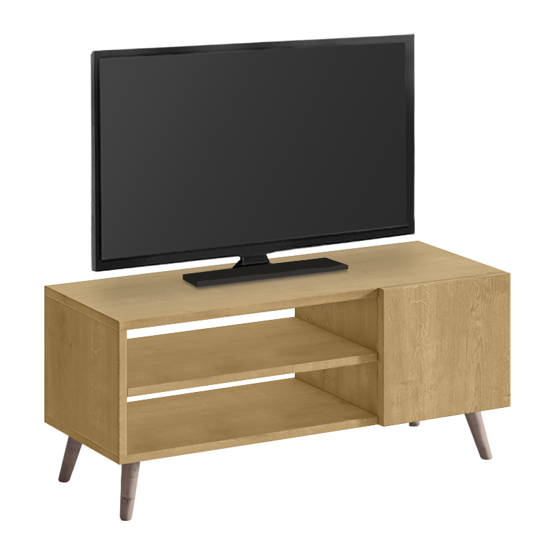 Έπιπλο τηλεόρασης Parma Megapap χρώμα sapphire oak 90x30x40εκ.