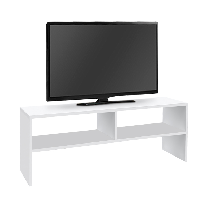 Έπιπλο τηλεόρασης Beirut Megapap χρώμα λευκό 120x30x40εκ.