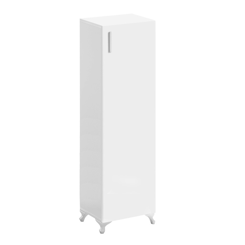 Ντουλάπι κουζίνας - μπάνιου Mine Megapap χρώμα λευκό 30x32x128εκ.