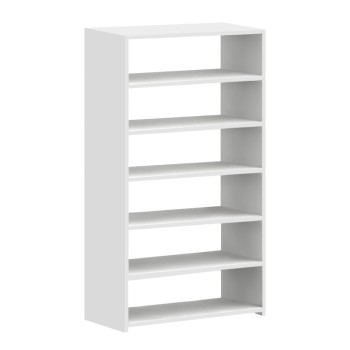 Παπουτσοθήκη Goya Megapap χρώμα λευκό 70x30x120εκ.