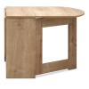 Τραπέζι Winslet Megapap επεκτεινόμενο χρώμα φυσικό οξιάς 34(63+63)x80x76εκ.