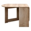 Τραπέζι Winslet Megapap επεκτεινόμενο χρώμα φυσικό οξιάς 34(63+63)x80x76εκ.