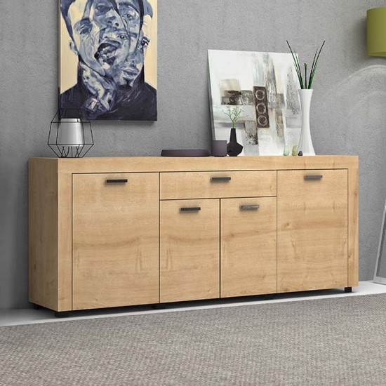 Μπουφές μελαμίνης Joseph Megapap χρώμα sonoma 177x40x76εκ. Μπουφές μελαμίνης Joseph Megapap χρώμα sonoma 177x40x76εκ.