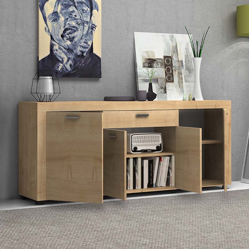 Μπουφές Joseph Megapap χρώμα φυσικό οξιάς 177x40x76εκ.